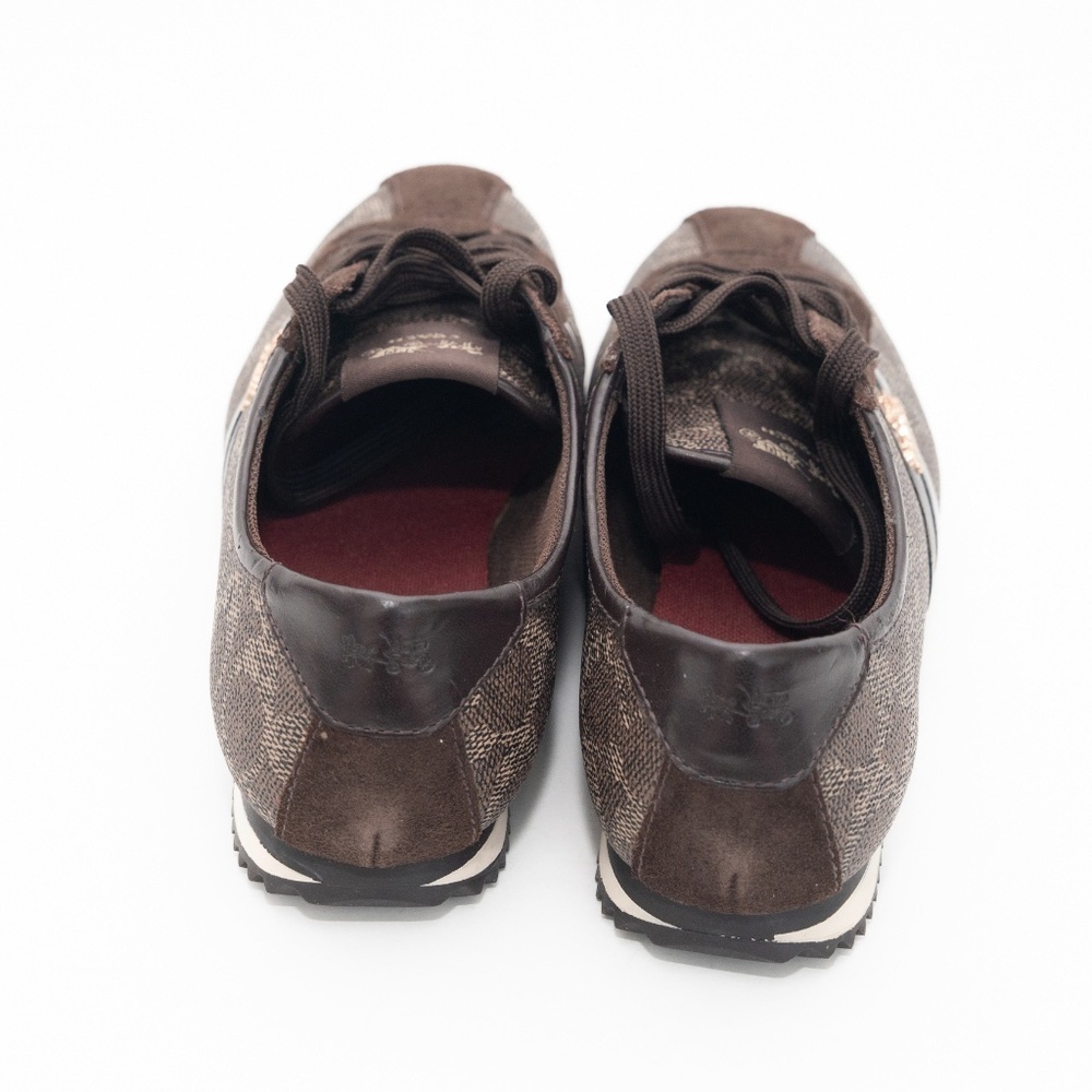 Coach. Ivy Leather Logo‎ Sneakers. - Picture 11 of 14